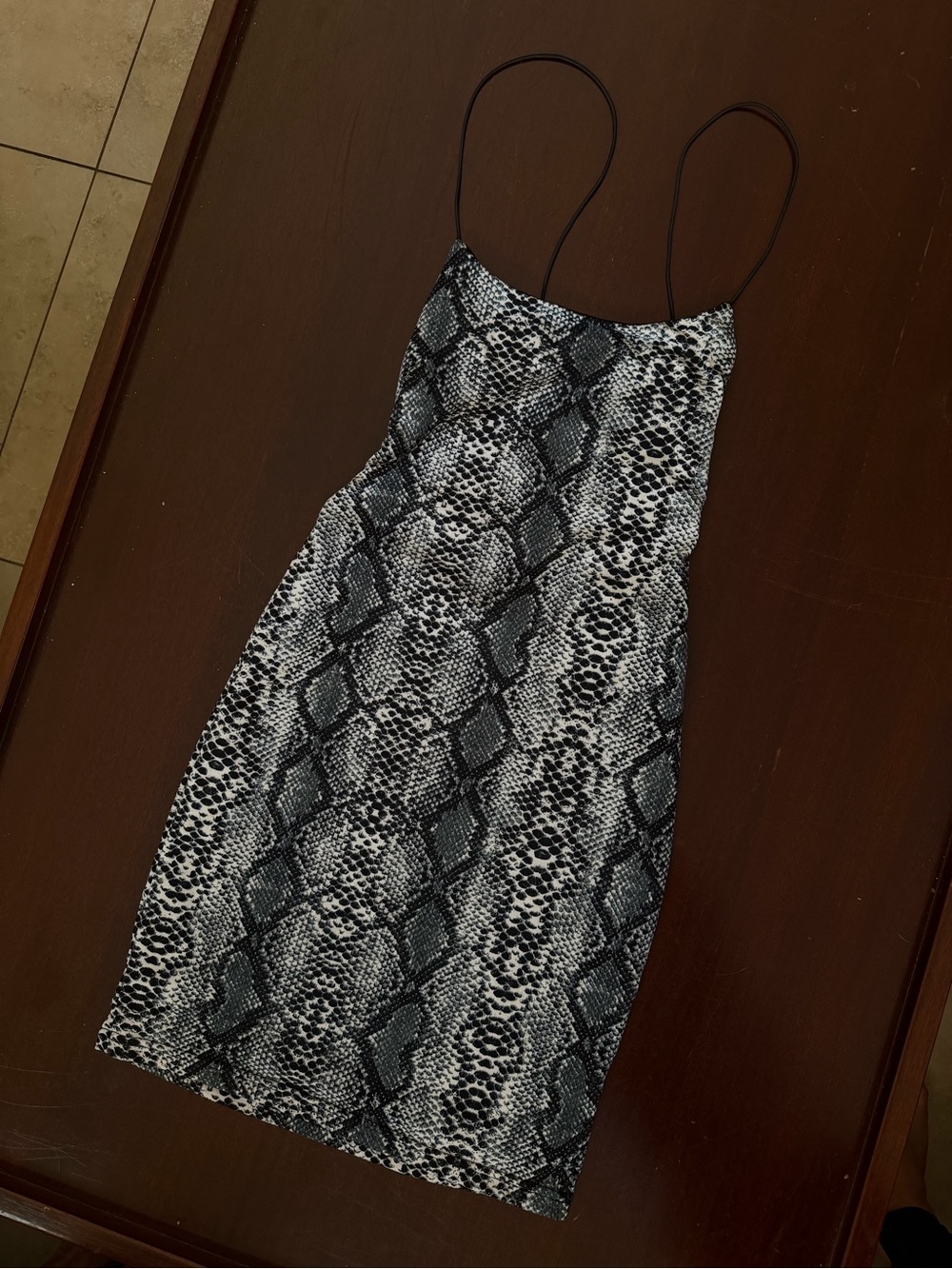 Tiger Mist Snake Print Mini Dress